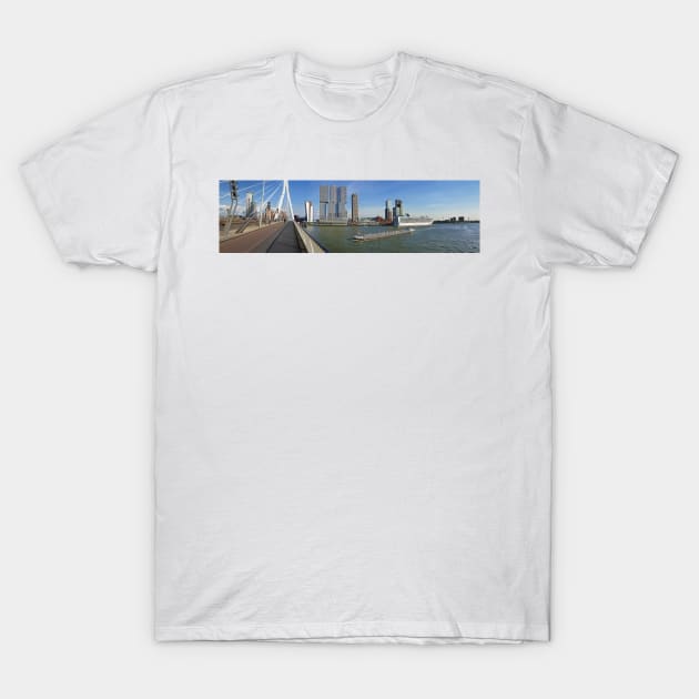 Rotterdam panorama T-Shirt by psychoshadow